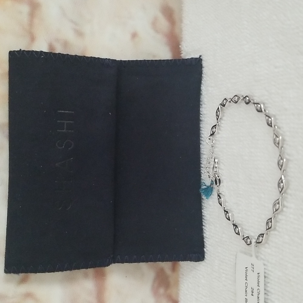 New Shashi Violet Chain Bracelet